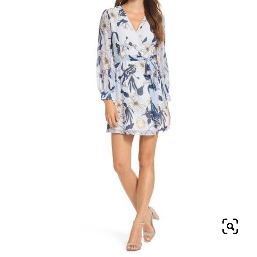 Bardot Poppy Print Wrap Dress